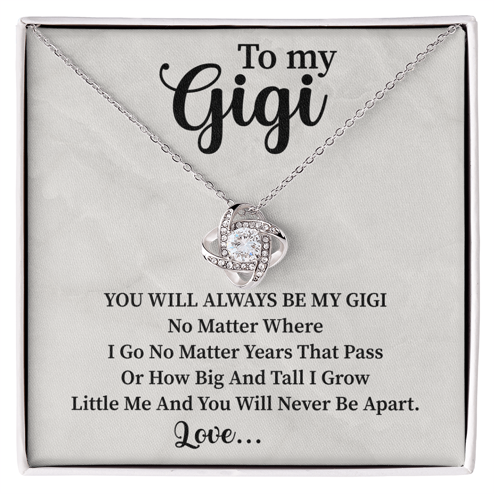 To my Gigi Love Knot Necklace - Beauty Belliss